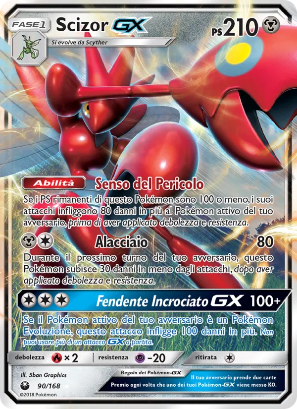 Scizor GX Tempesta Astrale 90/168