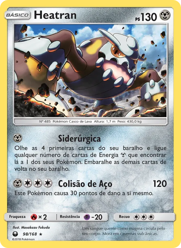 Heatran Tempestade Celestial 98/168