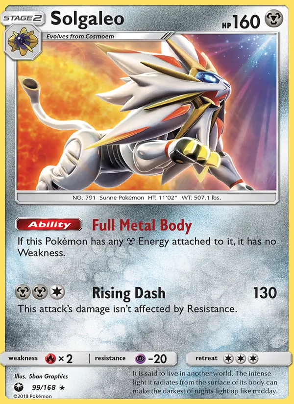 Solgaleo Celestial Storm 99/168