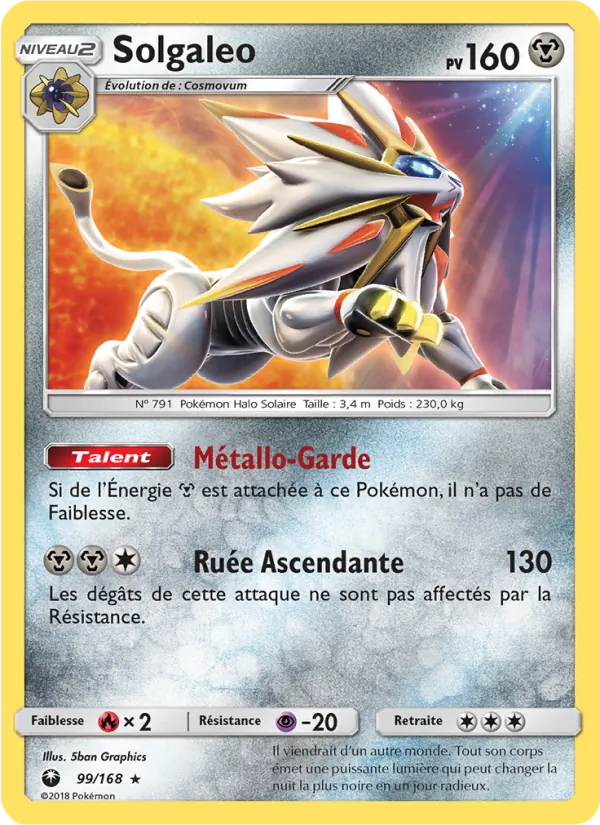 Solgaleo Tempête Céleste 99/168