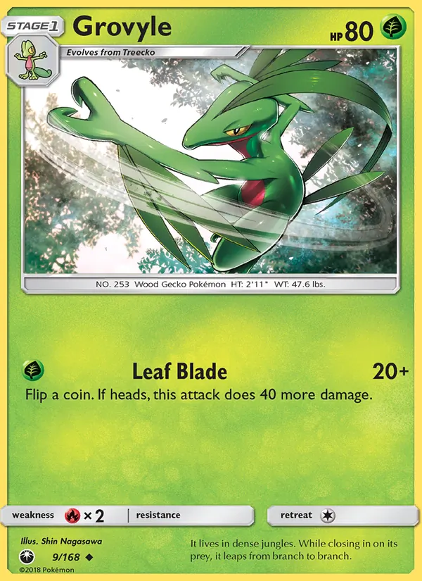 Grovyle Celestial Storm 9/168