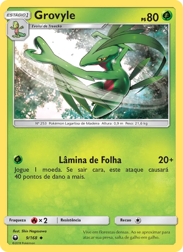 Grovyle Tempestade Celestial 9/168