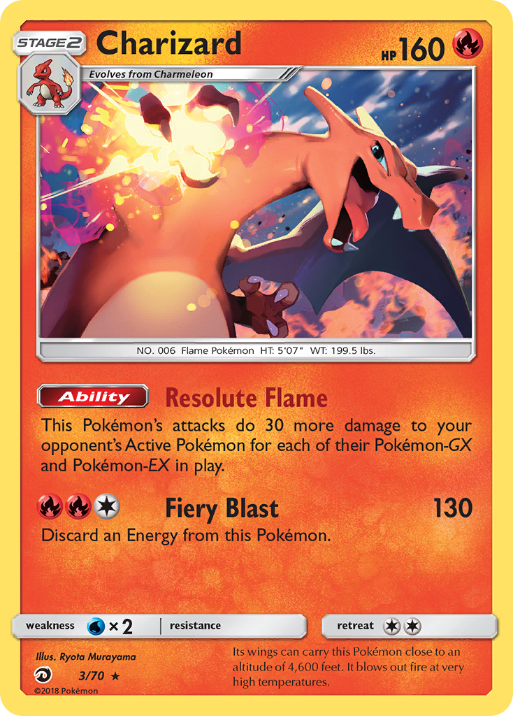 Charizard Dragon Majesty 3/70