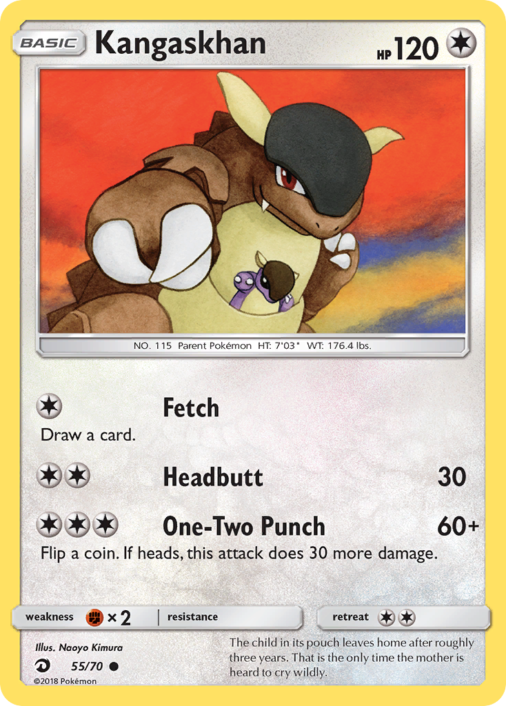 Kangaskhan Majestad De Dragones 55/70