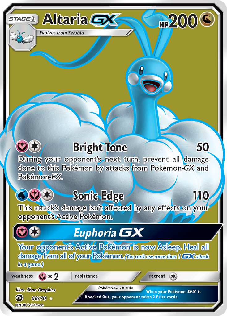 Altaria GX Trionfo Dei Draghi 68/70