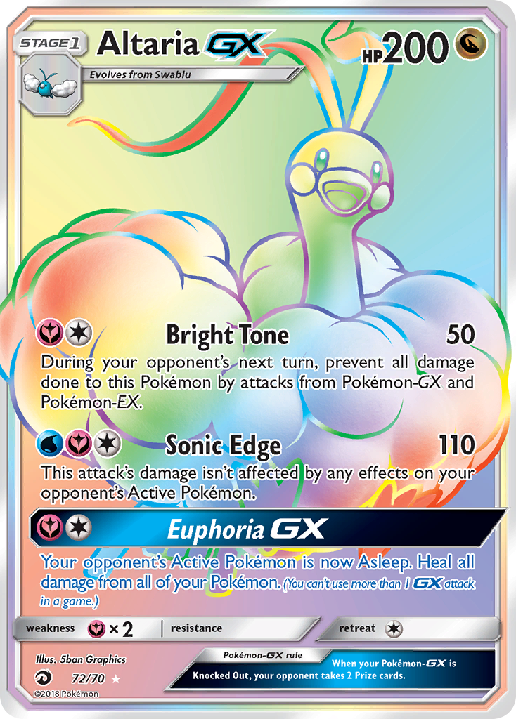 Altaria GX Trionfo Dei Draghi 72/70