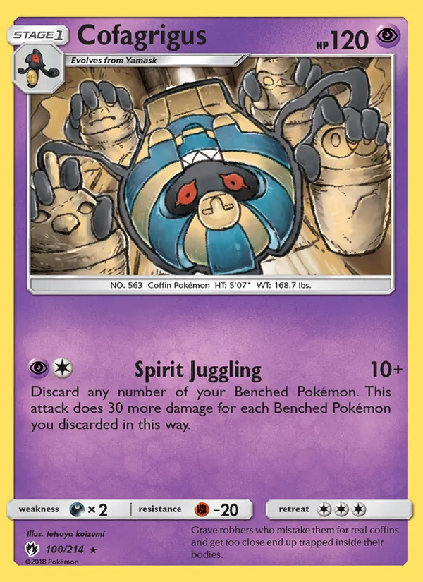 Cofagrigus Lost Thunder 100/214