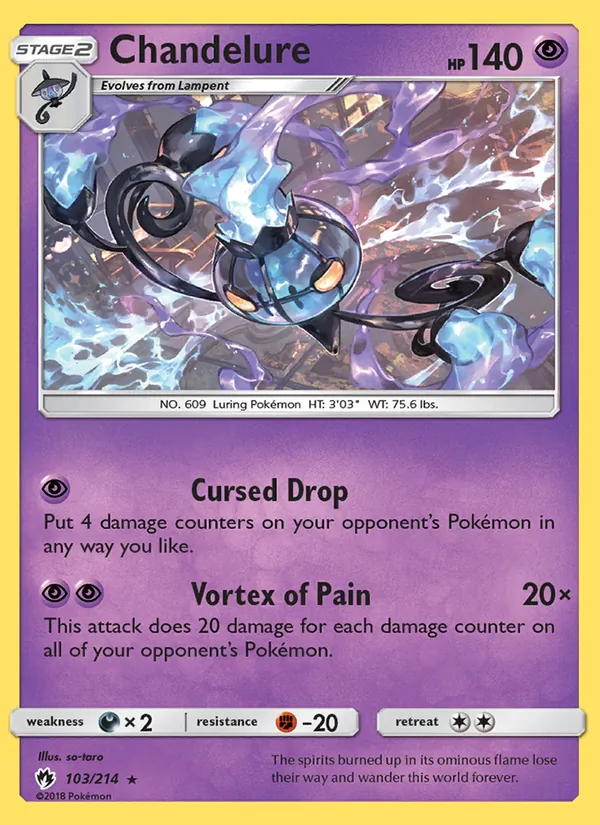 Chandelure Lost Thunder 103/214