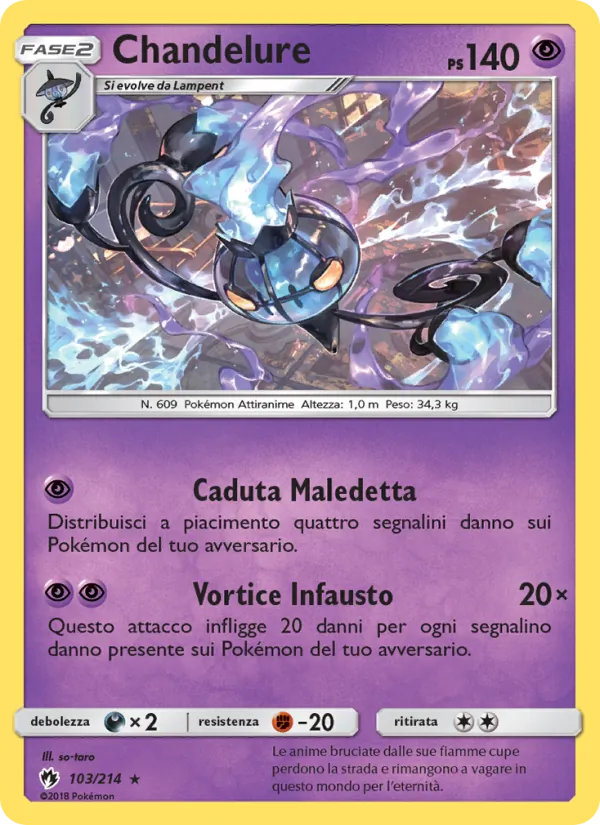 Chandelure Tuoni Perduti 103/214