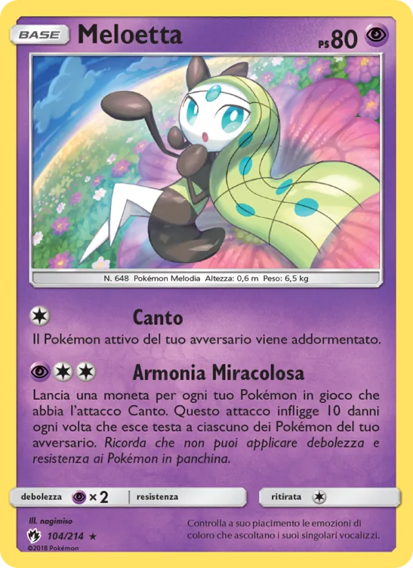 Meloetta Tuoni Perduti 104/214