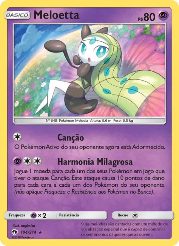 Meloetta Trovões Perdidos 104/214