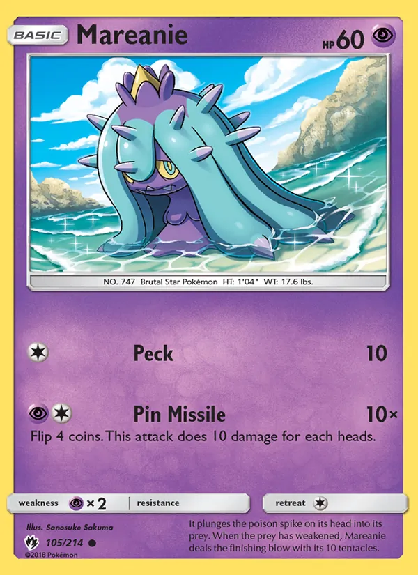 Mareanie Lost Thunder 105/214