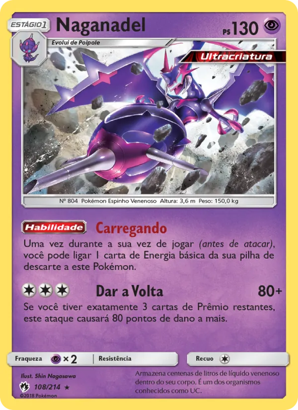Naganadel Trovões Perdidos 108/214