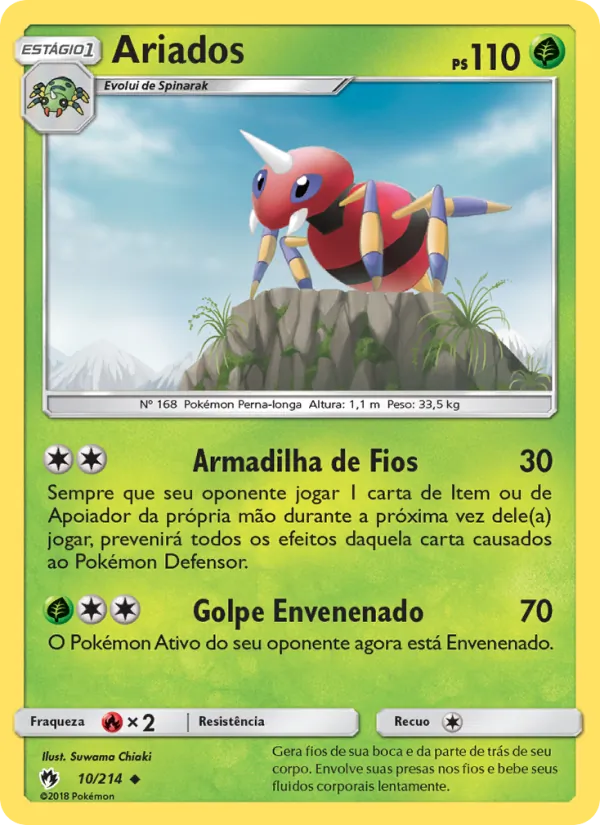 Ariados Trovões Perdidos 10/214