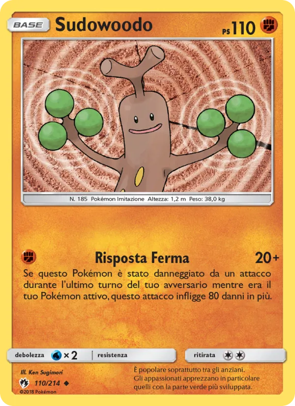 Sudowoodo Tuoni Perduti 110/214