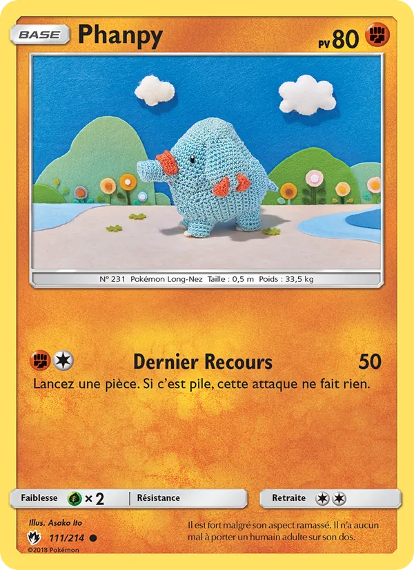 Phanpy Tonnerre Perdu 111/214