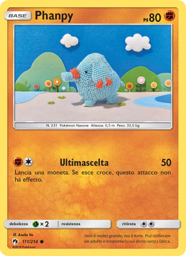 Phanpy Tuoni Perduti 111/214
