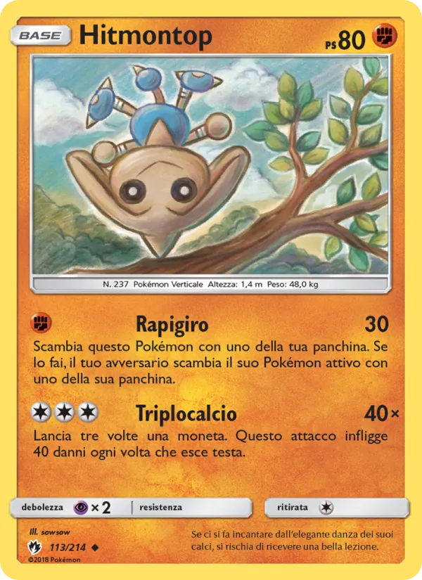 Hitmontop Tuoni Perduti 113/214