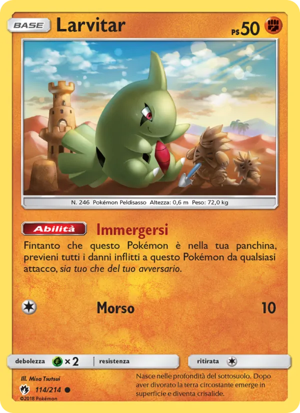 Larvitar Tuoni Perduti 114/214