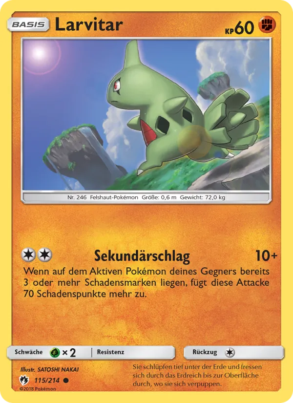 Larvitar Echo des Donners 115/214