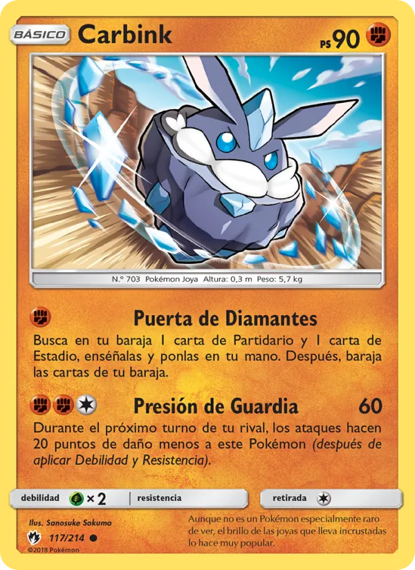 Carbink Truenos Perdidos 117/214
