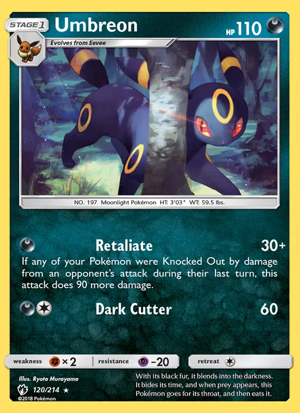 Umbreon Lost Thunder 120/214