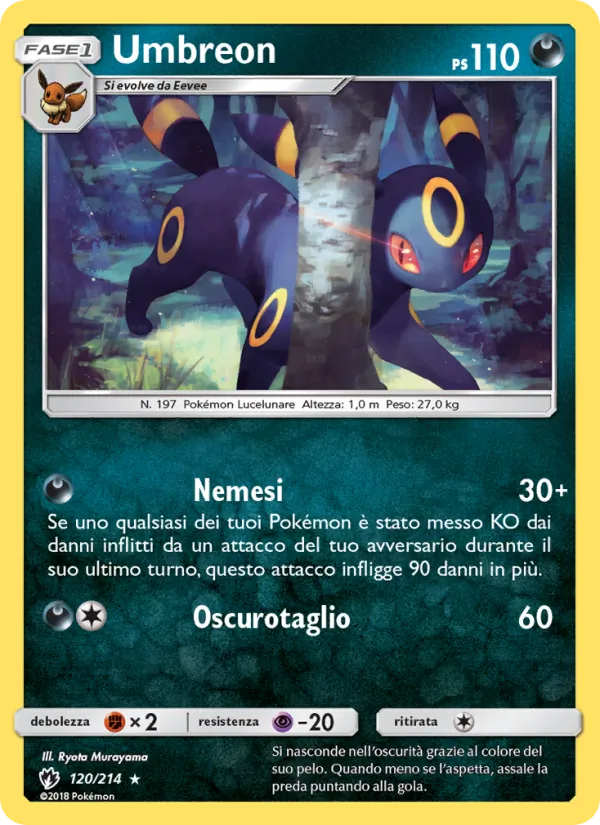 Umbreon Tuoni Perduti 120/214