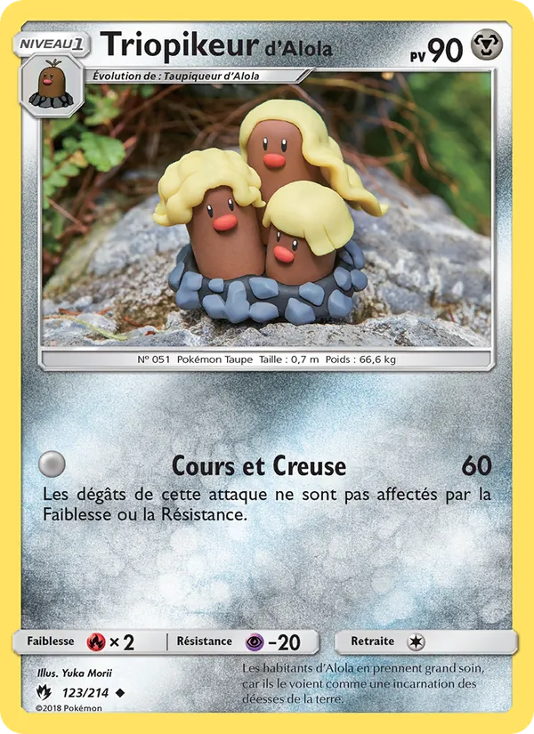 Triopikeur d’Alola Tonnerre Perdu 123/214