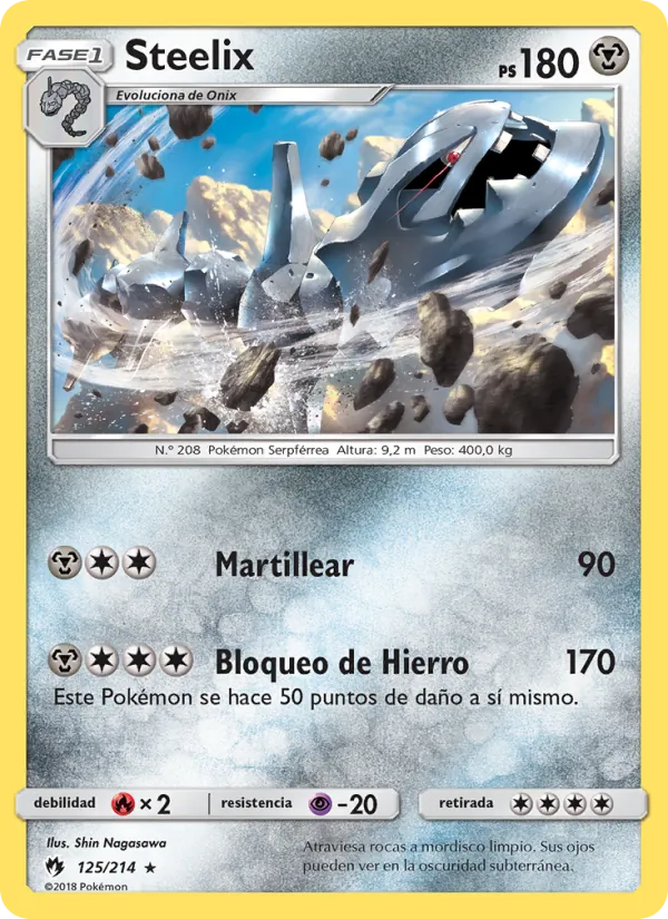Steelix Truenos Perdidos 125/214