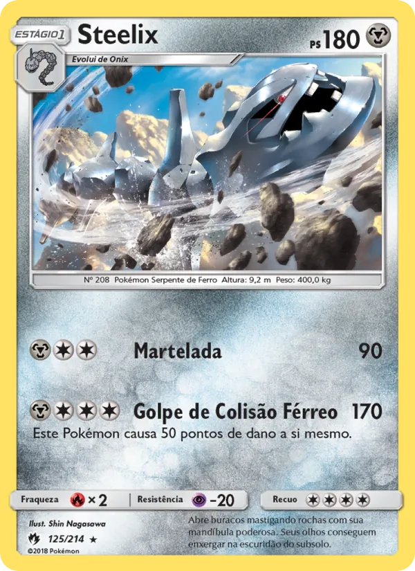 Steelix Trovões Perdidos 125/214