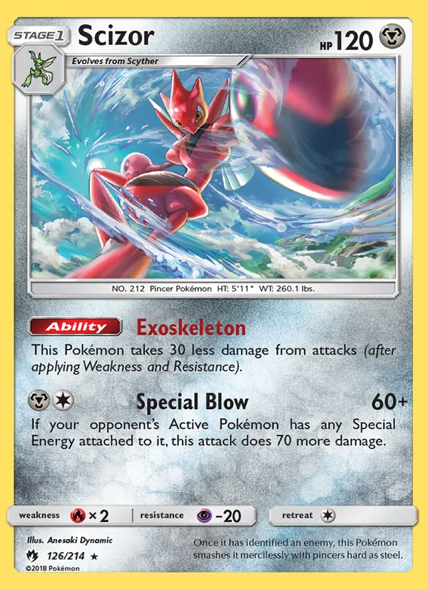Scizor Lost Thunder 126/214