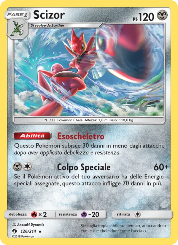 Scizor Tuoni Perduti 126/214