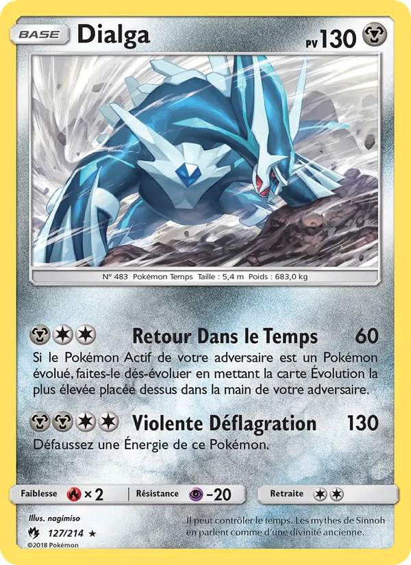 Dialga Tonnerre Perdu 127/214