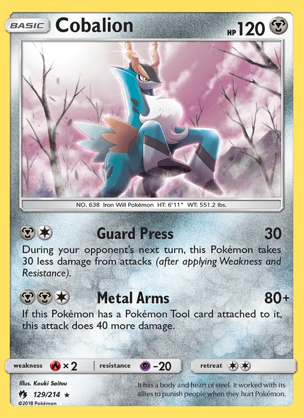 Cobalion Lost Thunder 129/214