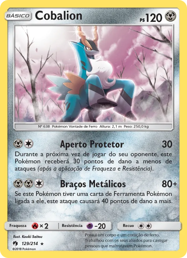 Cobalion Trovões Perdidos 129/214