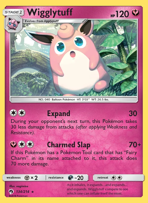 Wigglytuff Lost Thunder 134/214
