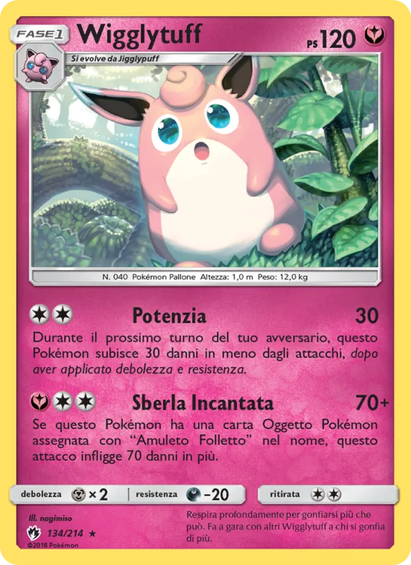 Wigglytuff Tuoni Perduti 134/214