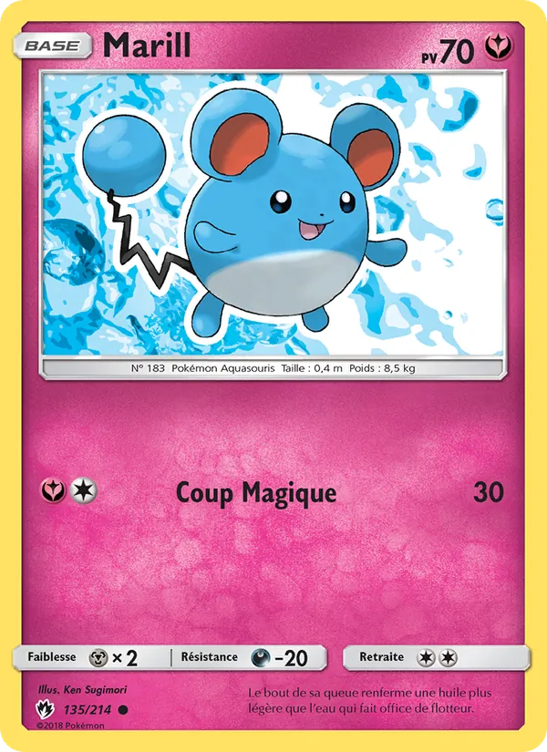 Marill Tonnerre Perdu 135/214