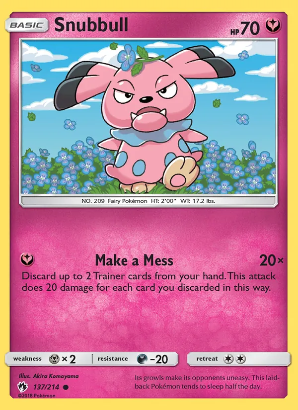 Snubbull Lost Thunder 137/214