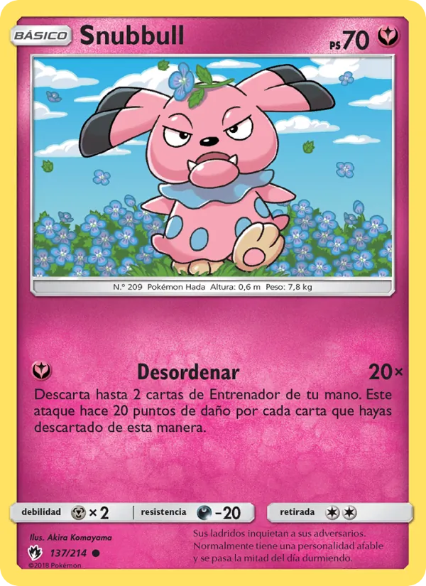 Snubbull Truenos Perdidos 137/214