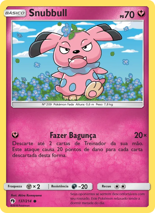 Snubbull Trovões Perdidos 137/214
