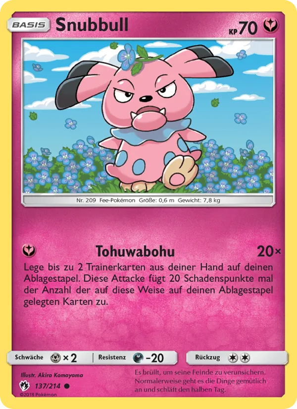 Snubbull Echo des Donners 137/214