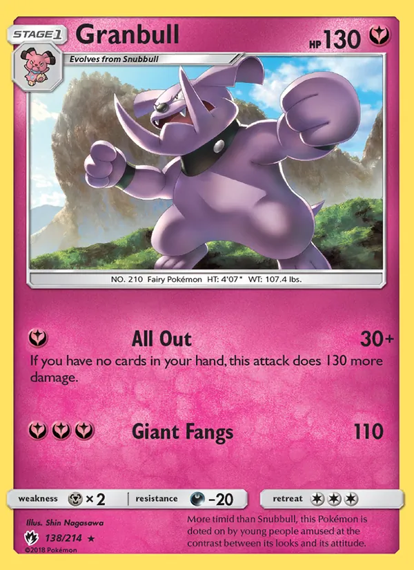 Granbull Lost Thunder 138/214