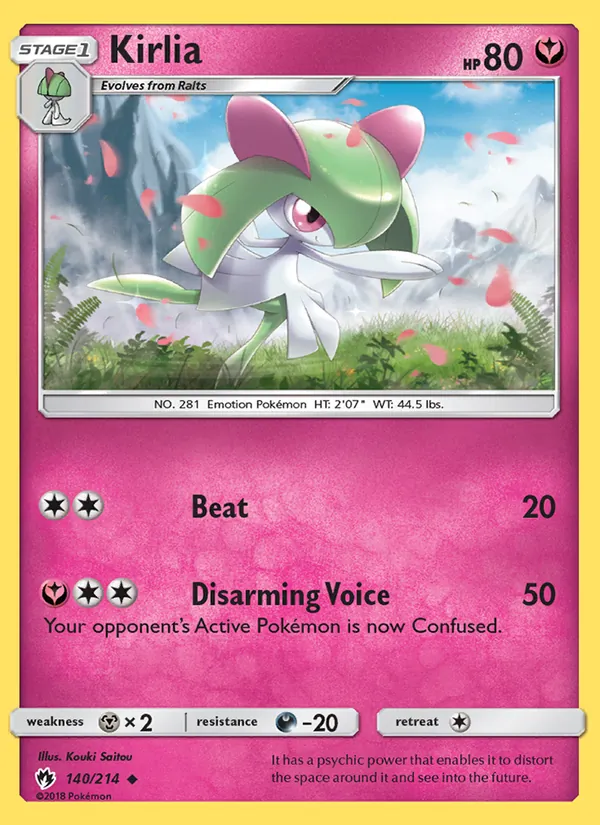 Kirlia Lost Thunder 140/214