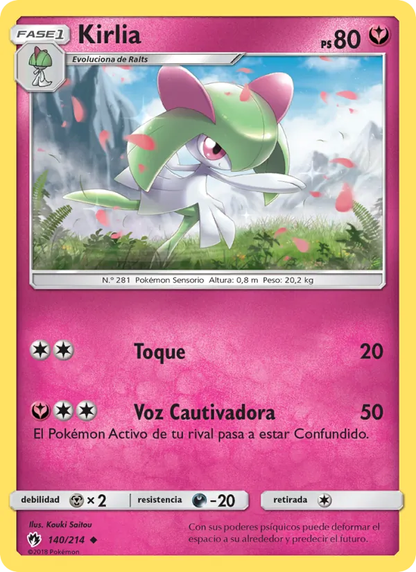 Kirlia Truenos Perdidos 140/214