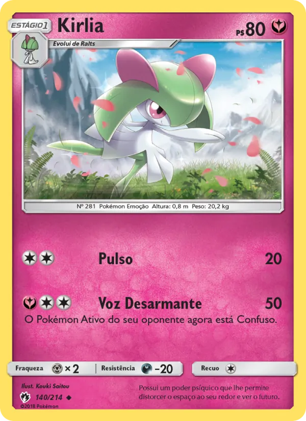 Kirlia Trovões Perdidos 140/214