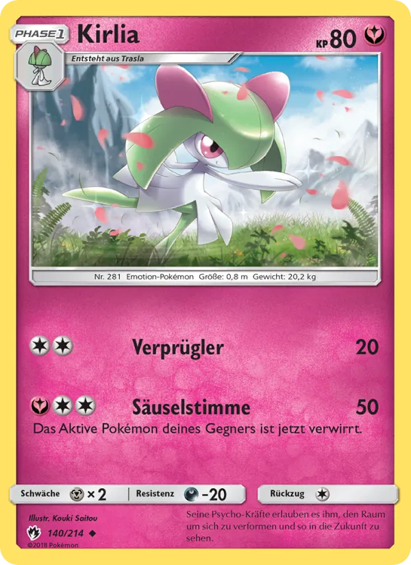 Kirlia Echo des Donners 140/214