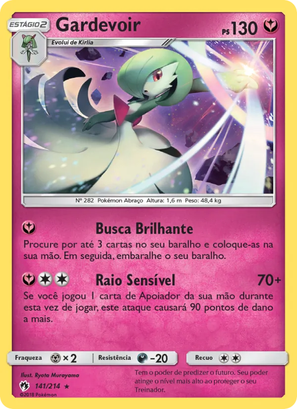 Gardevoir Trovões Perdidos 141/214