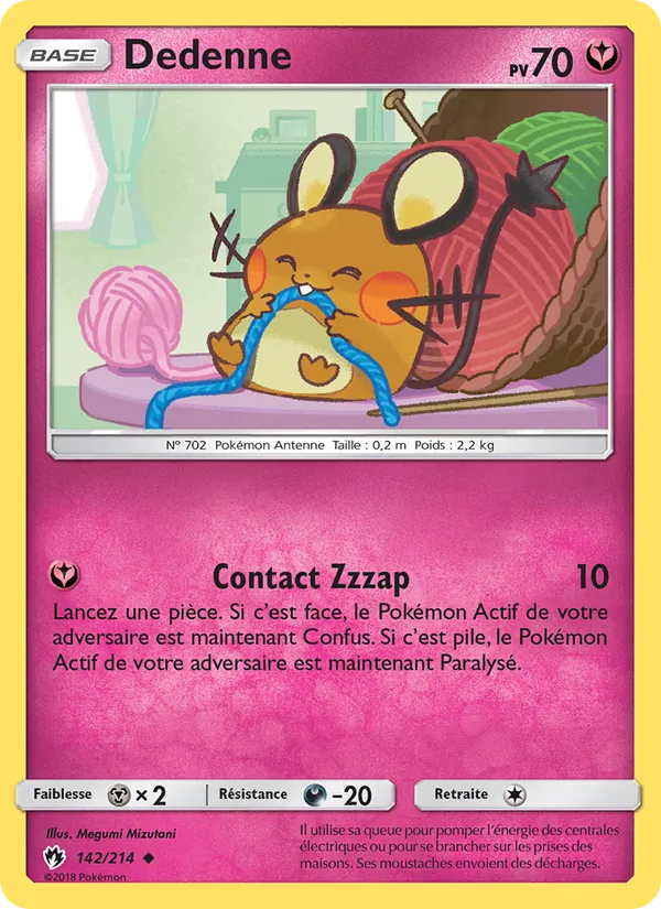 Dedenne Tonnerre Perdu 142/214