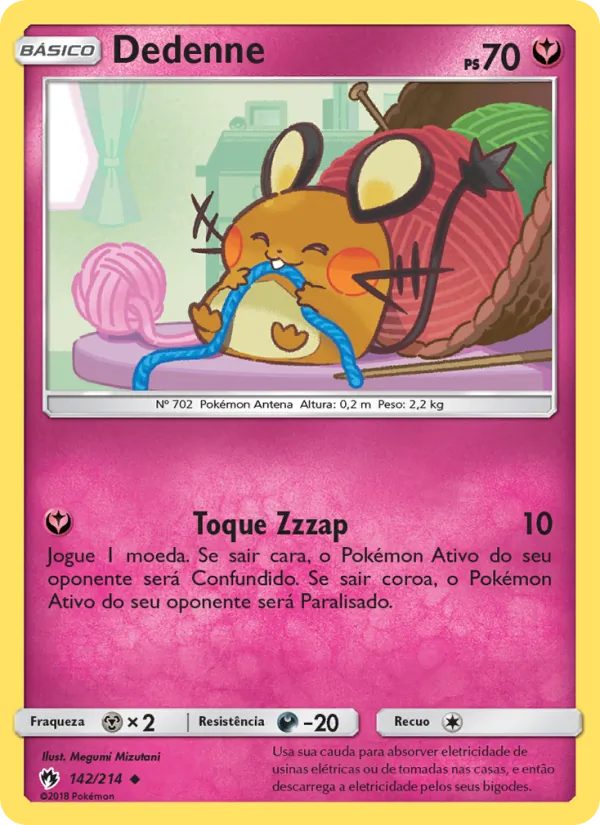 Dedenne Trovões Perdidos 142/214